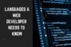 Languages a web developer needs to know feat